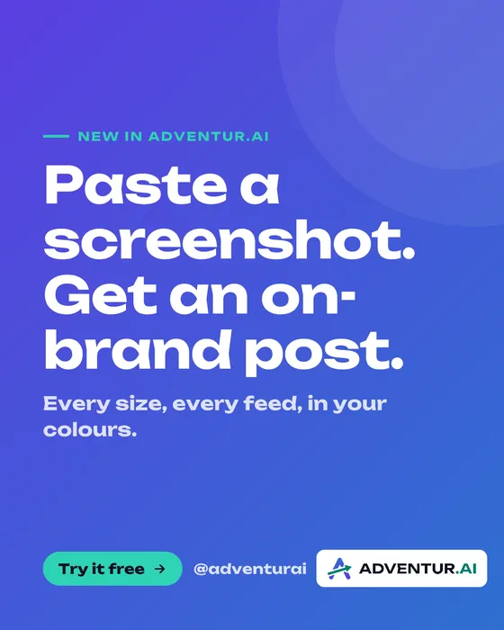 Instagram 4:5 version of a branded post in the brand theme